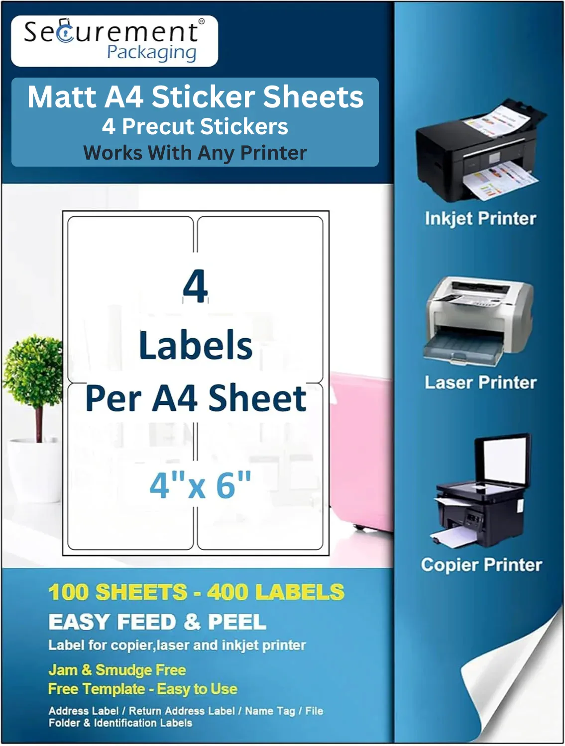 Easyship Sticky Labels