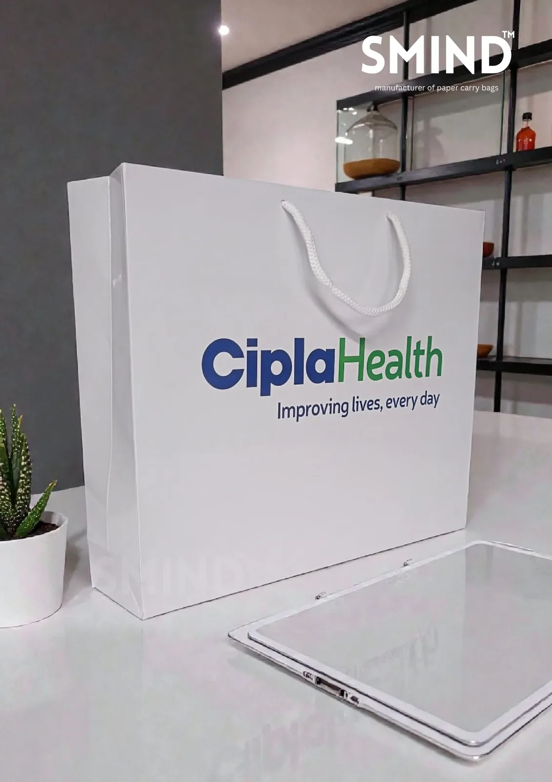 Pharmacy Paper Bag With Logo