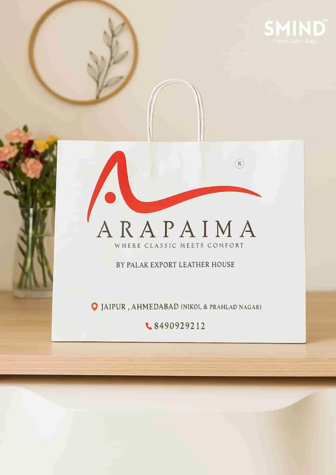 Paper Carry Bag For Footwear