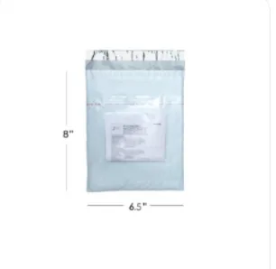 6.5×8 Inch Bubble Courier Bag With Document Pouch – Pack Of 100
