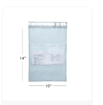 10×14 Inch Bubble Courier Bag With Document Pouch – Pack Of 100