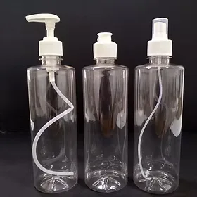 Empty Round Himalaya Shape / Handwash Plastic Bottle