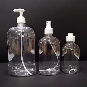 Empty Hand Wash Plastic Bottle