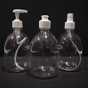 Empty Bodywash Plastic Bottle