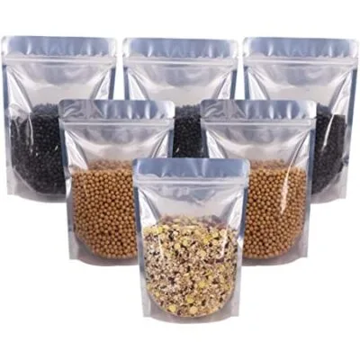 Both Side Transparent Standup Zipper Pouch
